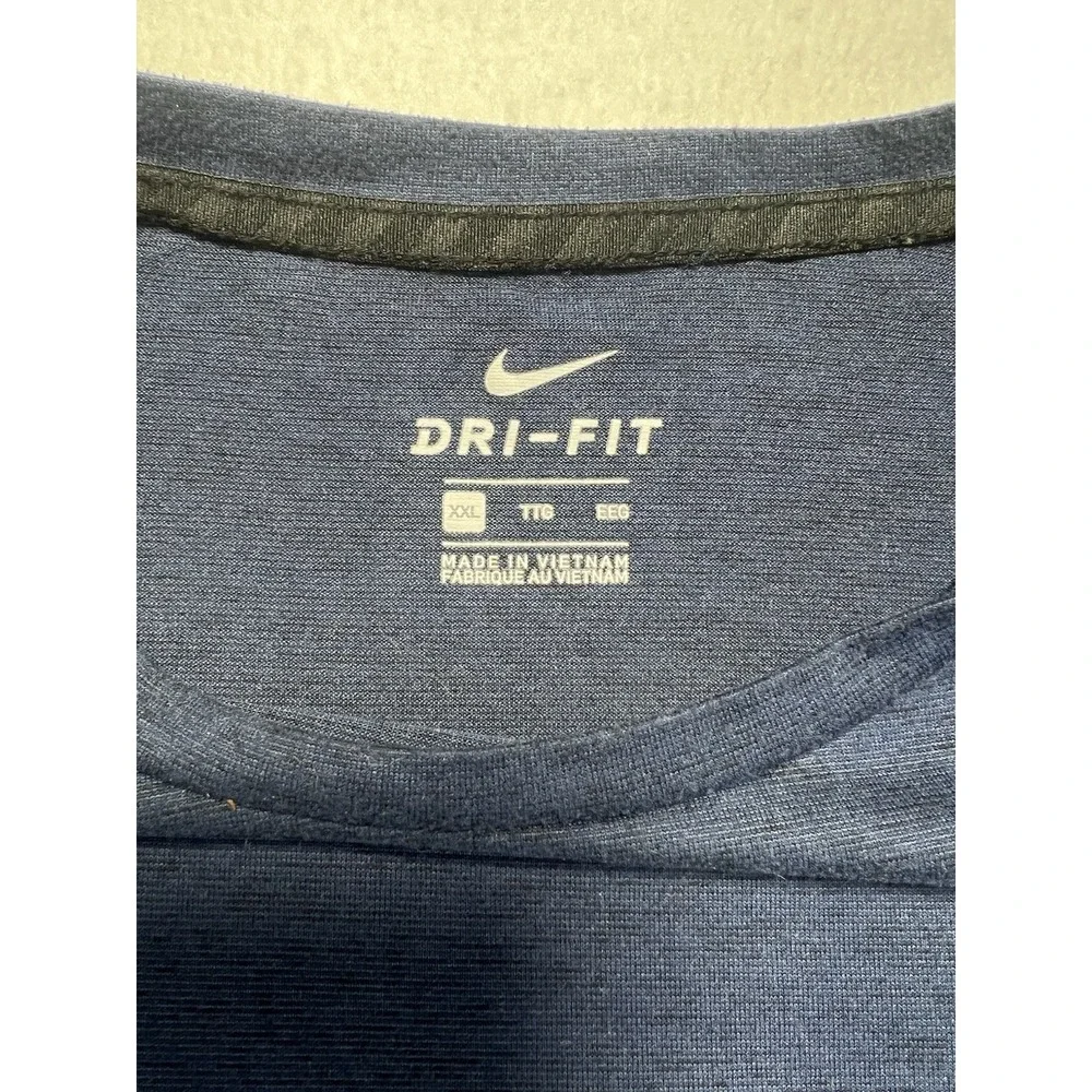 Nike Penn State Dri Fit T-shirt Men's XXL Blue Long‎ Sleeve